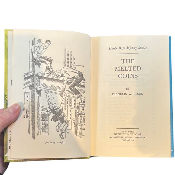 VTG 1970 Hardy Boys #23 The Melted Coins Book by Franklin W. Dixon, HC - Picture 4 of 5